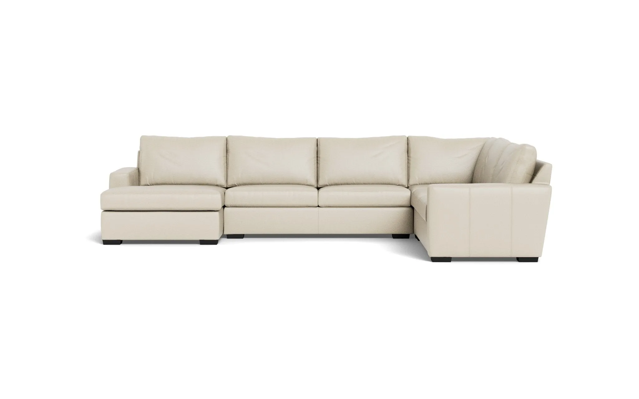 Mesa 156" Leather Corner Sectionals w. Left Chaise