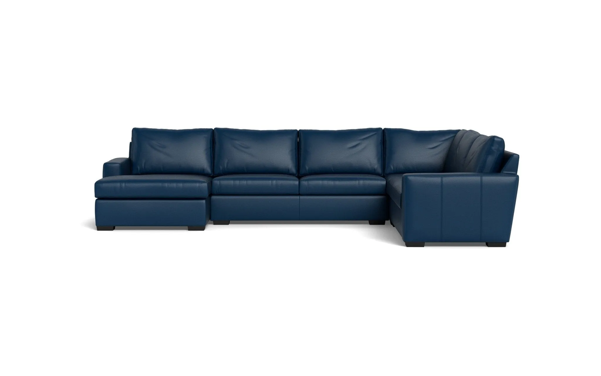 Mesa 156" Leather Corner Sectionals w. Left Chaise