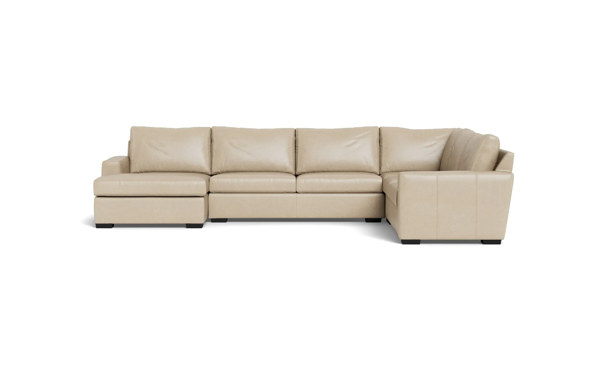 Mesa 156" Leather Corner Sectionals w. Left Chaise