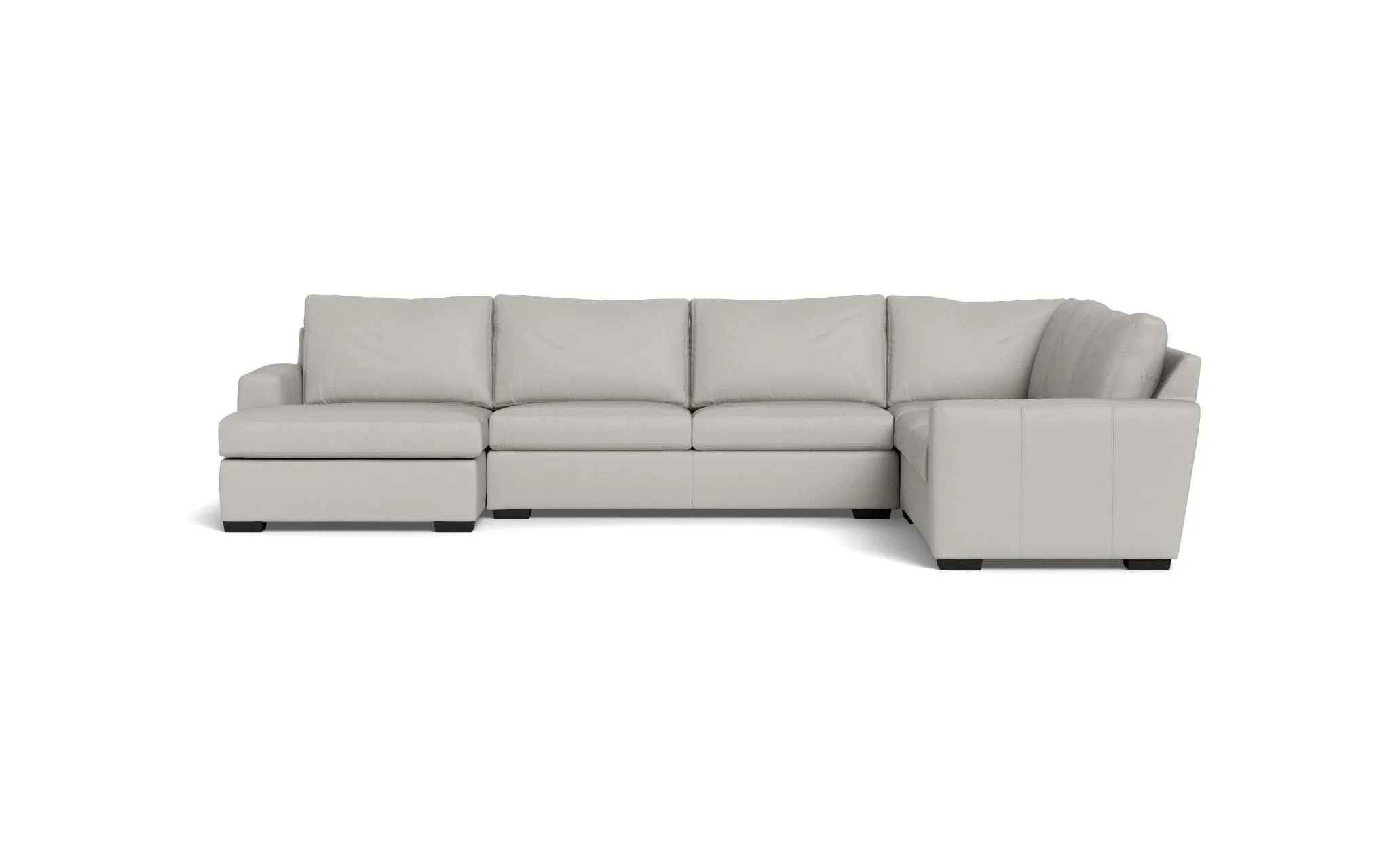 Mesa 156" Leather Corner Sectionals w. Left Chaise