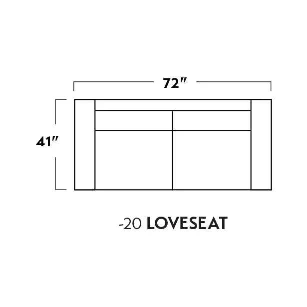 Mesa 72" Leather Loveseat