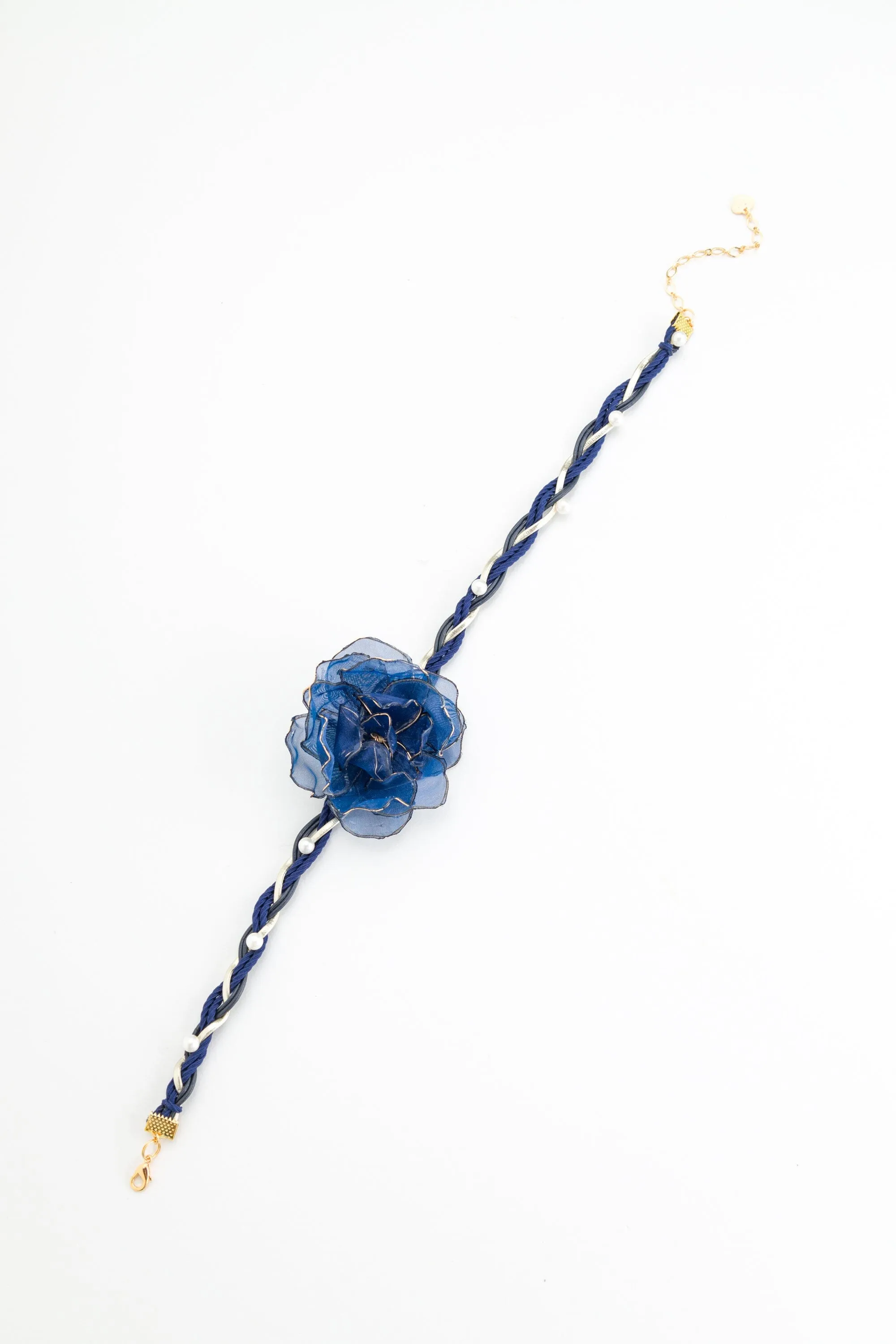 Montana Blue Floral Braided Choker