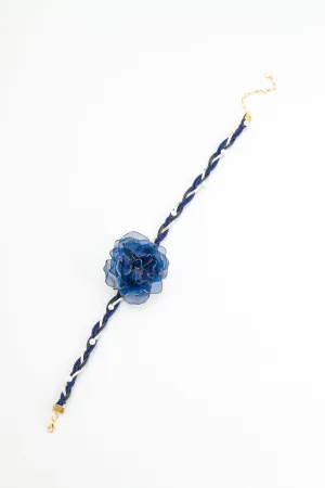 Montana Blue Floral Braided Choker