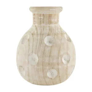 Mud Pie Paulownia Dotted Vase