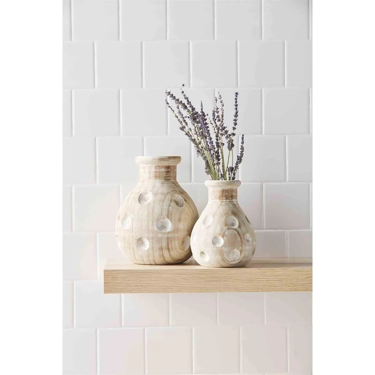 Mud Pie Paulownia Dotted Vase