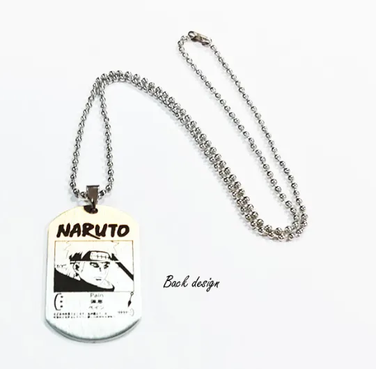 Naruto - Pain (Nagato) Engraved Dogtag necklace
