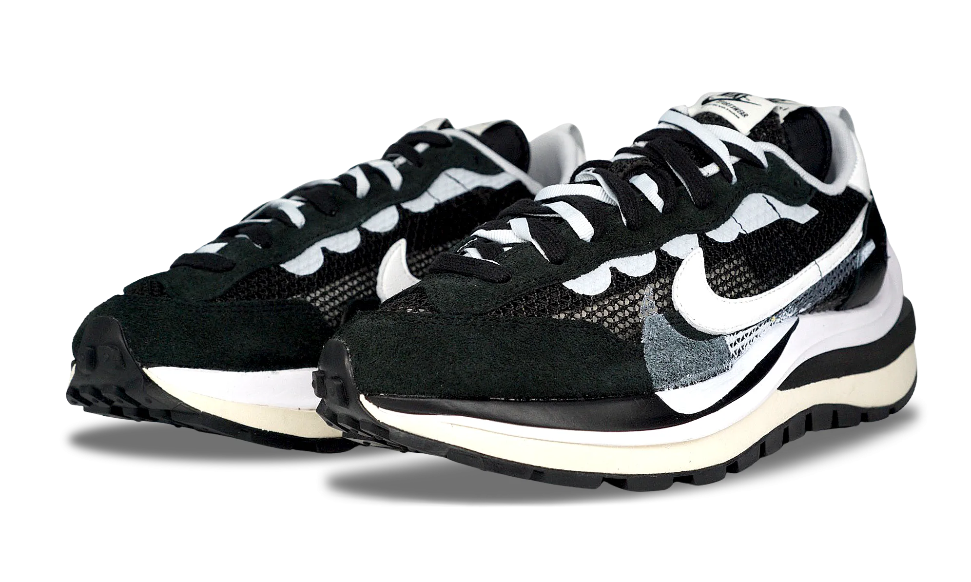 Nike Vaporwaffle x Sacai Black White (CV1363-001) Men's Size 11-12