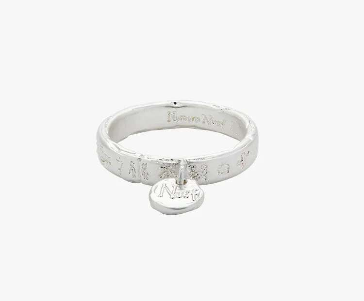 Numero Nuef Zeus Head Embossed Ring