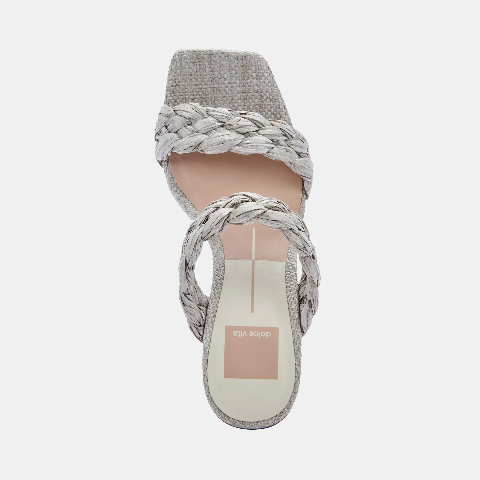 PAILY RAFFIA WIDES LIGHT GREY RAFFIA