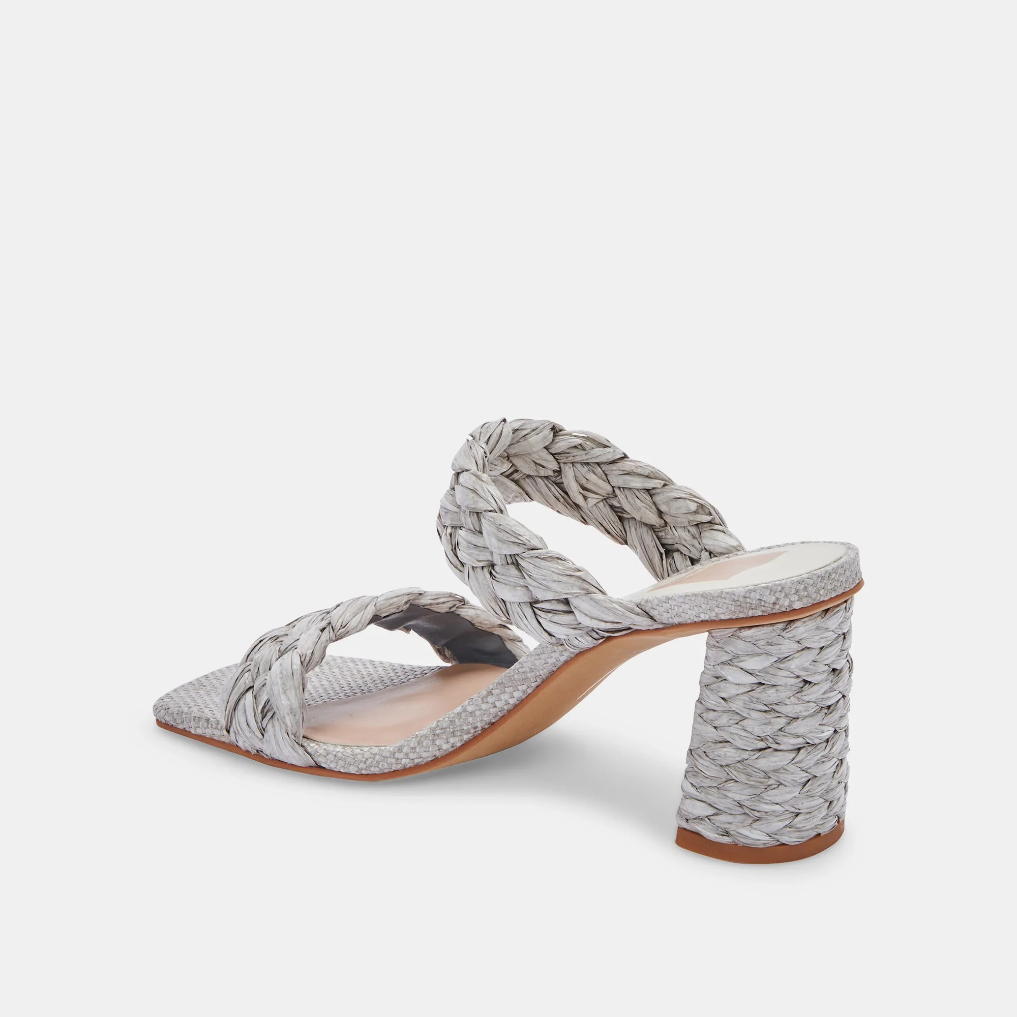 PAILY RAFFIA WIDES LIGHT GREY RAFFIA