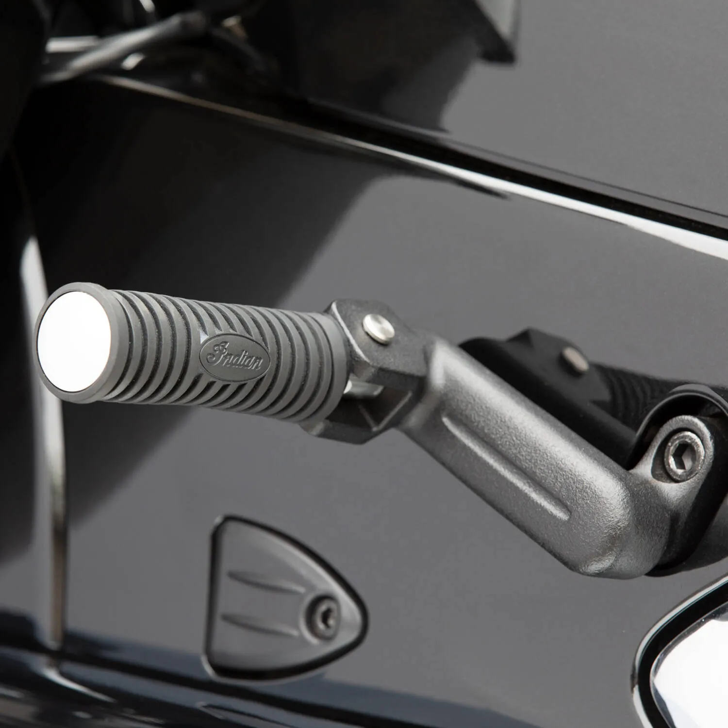 Passenger Pegs in Matte Black, Pair