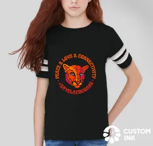 Peace, Love & Connectivity Cougar Kids T-Shirt