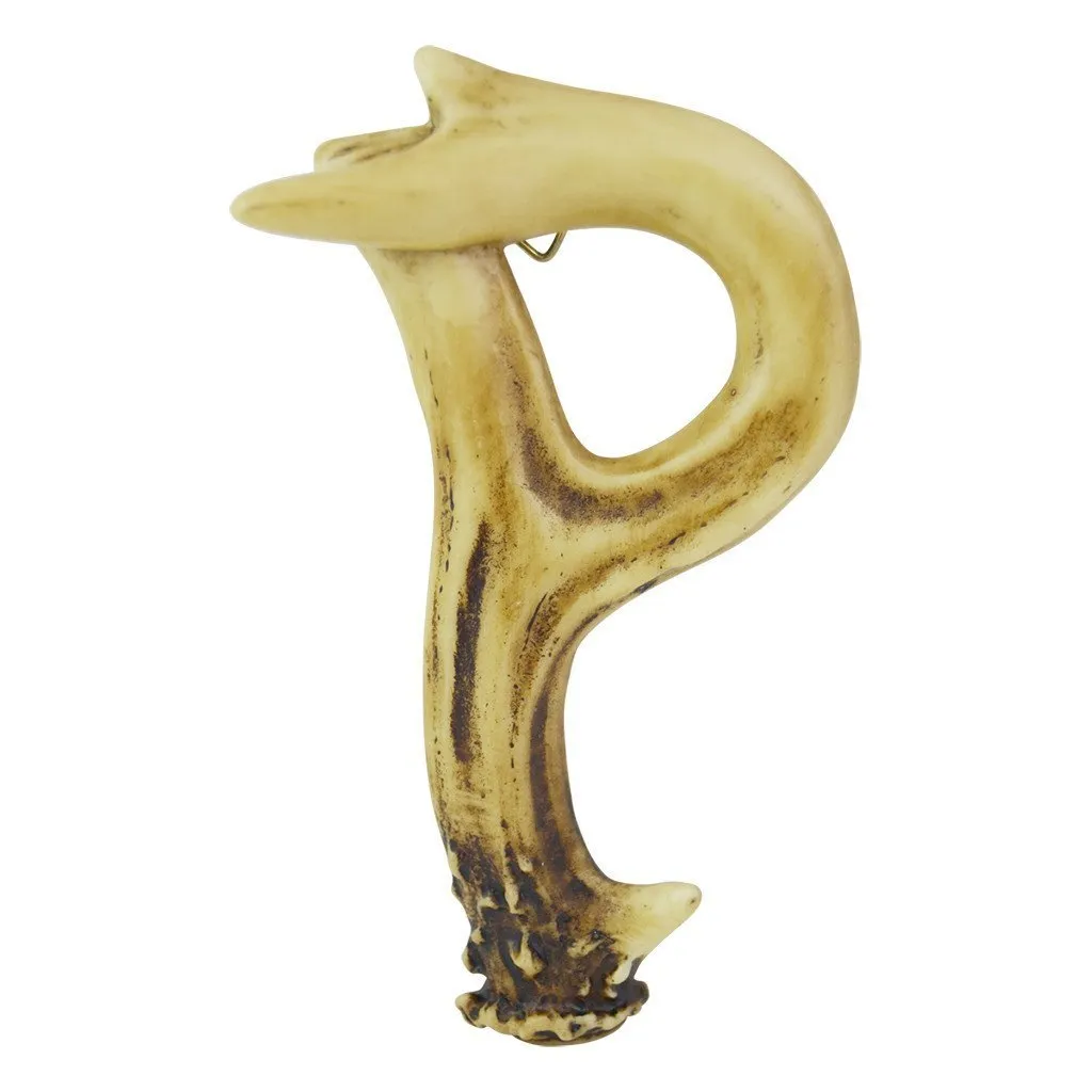 Pine Ridge 6" Antler Letter and Symbol "&" Personalized Name Art Home Decor - 3D Decorative Hanging Wall Letters Deer Antler Monogram Design - Unique Gift Ideas