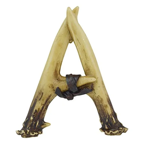Pine Ridge Personalized Name Art 6" Antler Letter "B" Home Decor - 3D Western Decorative Hanging Wall Letters Decorations Deer Antler Monogram Hunting Sign Design - Unique Gift Ideas