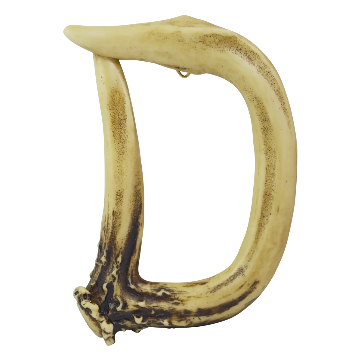 Pine Ridge Personalized Name Art 6" Antler Letter "G" Home Decor - 3D Western Decorative Hanging Wall Letters Decorations Deer Antler Monogram Hunting Sign Design - Unique Gift Ideas