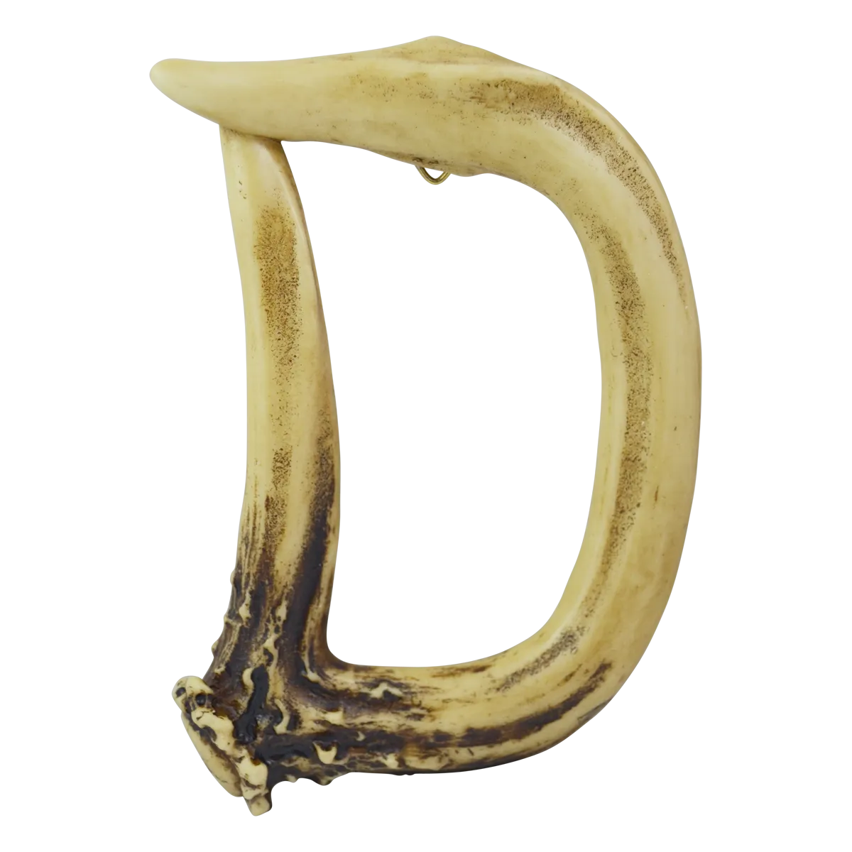 Pine Ridge Personalized Name Art 6" Antler Letter "S" Home Decor - 3D Western Decorative Hanging Wall Letters Decorations Deer Antler Monogram Hunting Sign Design - Unique Gift Ideas
