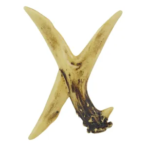 Pine Ridge Personalized Name Art 6" Antler Letter "X" Home Decor - 3D Western Decorative Hanging Wall Letters Decorations Deer Antler Monogram Hunting Sign Design - Unique Gift Ideas