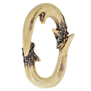 Pine Ridge Personalized Name Art 6" Antler Number "0" Home Decor - 3D Western Decorative Hanging Wall Letters, Numbers, and Symbols Decorations Deer Antler Monogram Hunting Sign Design