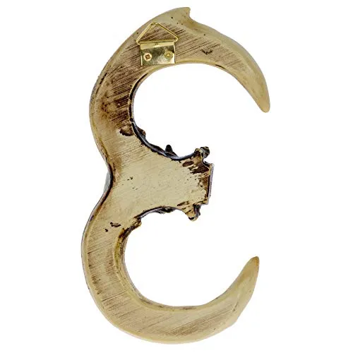Pine Ridge Personalized Name Art 6" Antler Number "3" Home Decor - 3D Western Decorative Hanging Wall Letters, Numbers, and Symbols Decorations Deer Antler Monogram Hunting Sign Design
