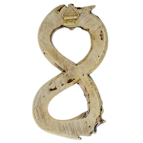Pine Ridge Personalized Name Art 6" Antler Number "8" Home Decor - 3D Western Decorative Hanging Wall Letters, Numbers, and Symbols Decorations Deer Antler Monogram Hunting Sign Design