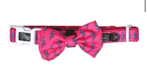 “Pink Lightning" Collar & Bowtie