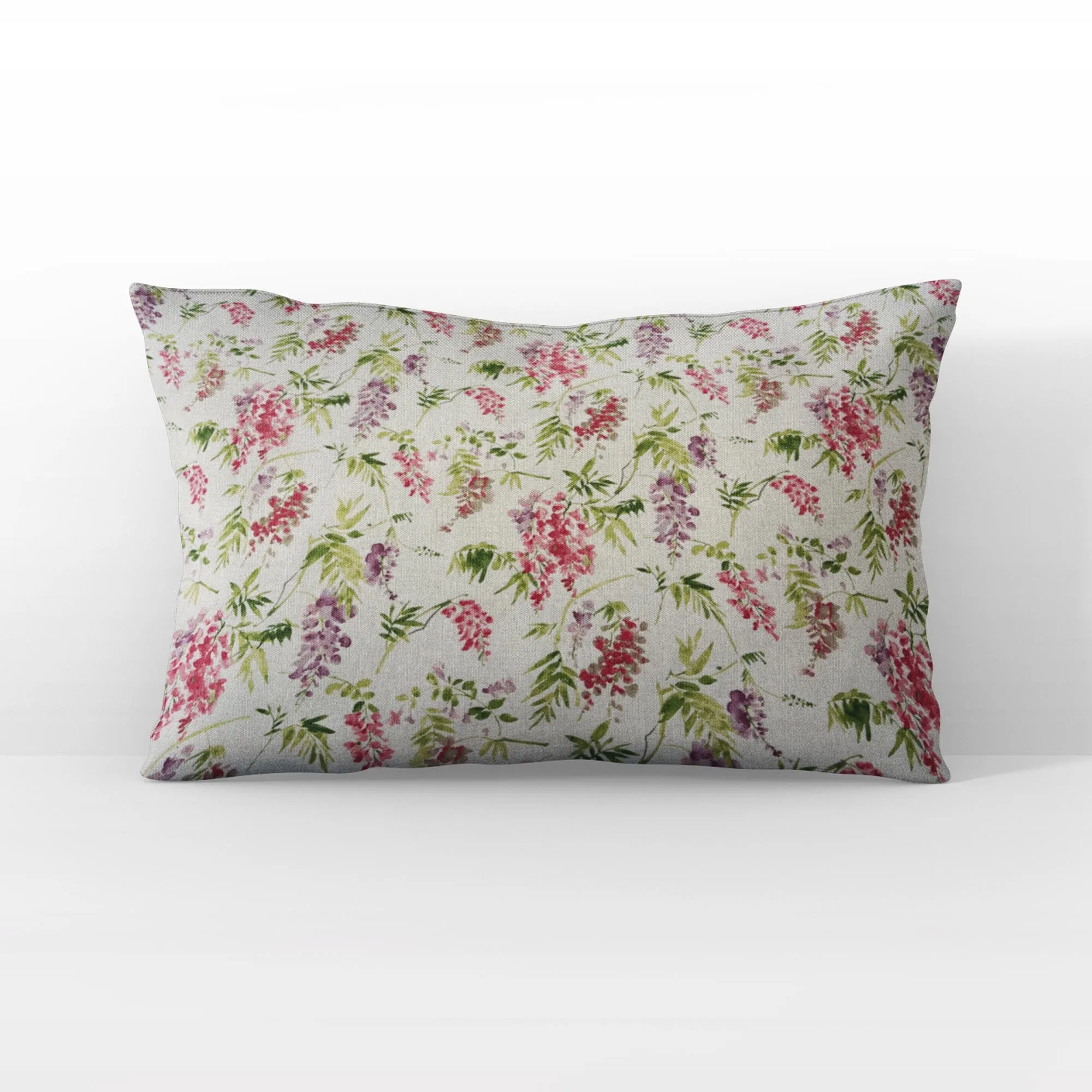 Plutus Multicolor Garden Fiesta Floral Luxury Throw Pillow