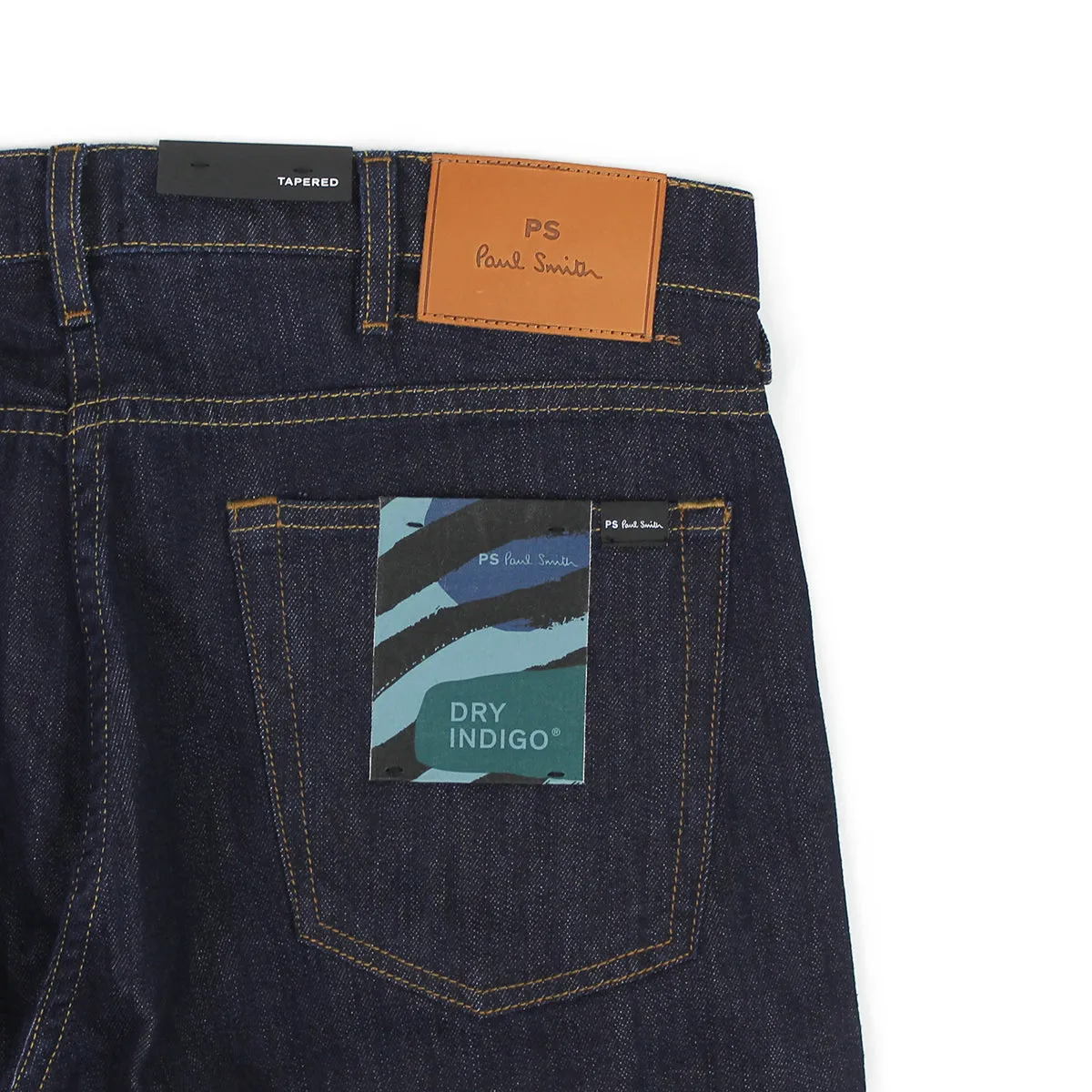 PS Paul Smith - Tapered Fit Jeans in Dry Indigo