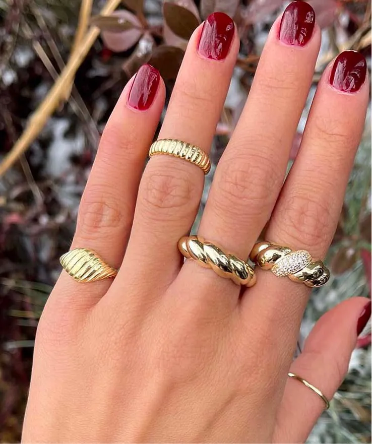 Puffed Braided Ring