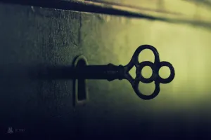 "Lock and Key". Original Artwork Photography Print.