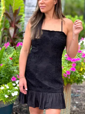 "Mimi"Adjustable Spaghetti Strap Mini Dress