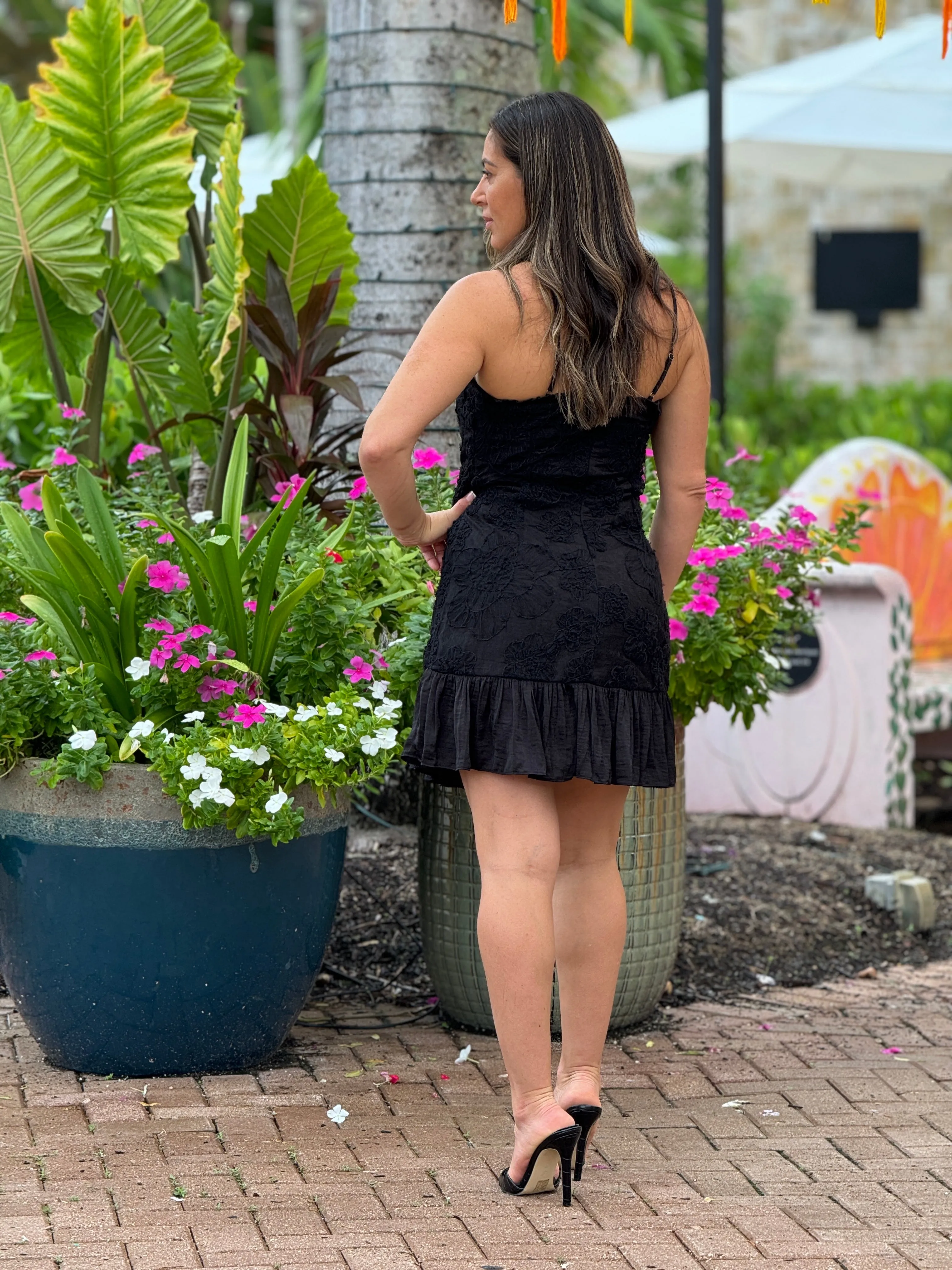 "Mimi"Adjustable Spaghetti Strap Mini Dress