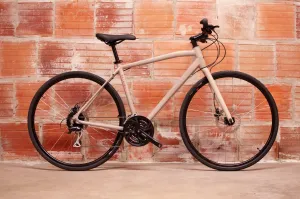Raleigh Cadent 3 Hybrid Bike, Grey-Brown, MD