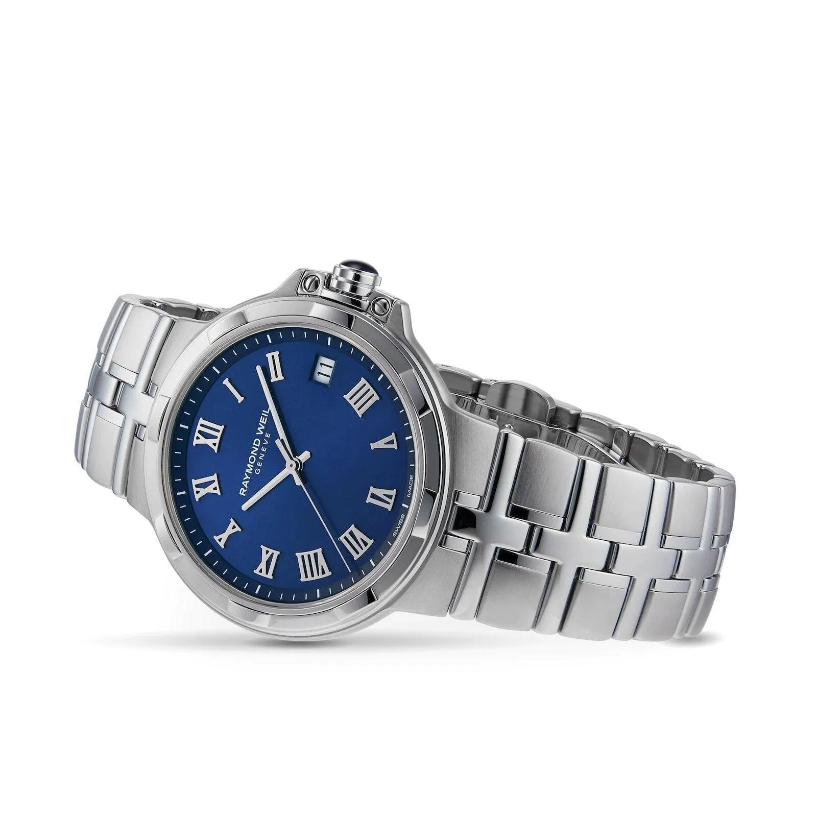 Raymond Weil Parsifal Classic Blue Dial Bracelet Men's Watch 5580-ST-00508
