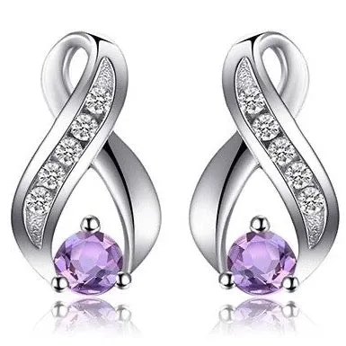 Real Amethyst Earrings