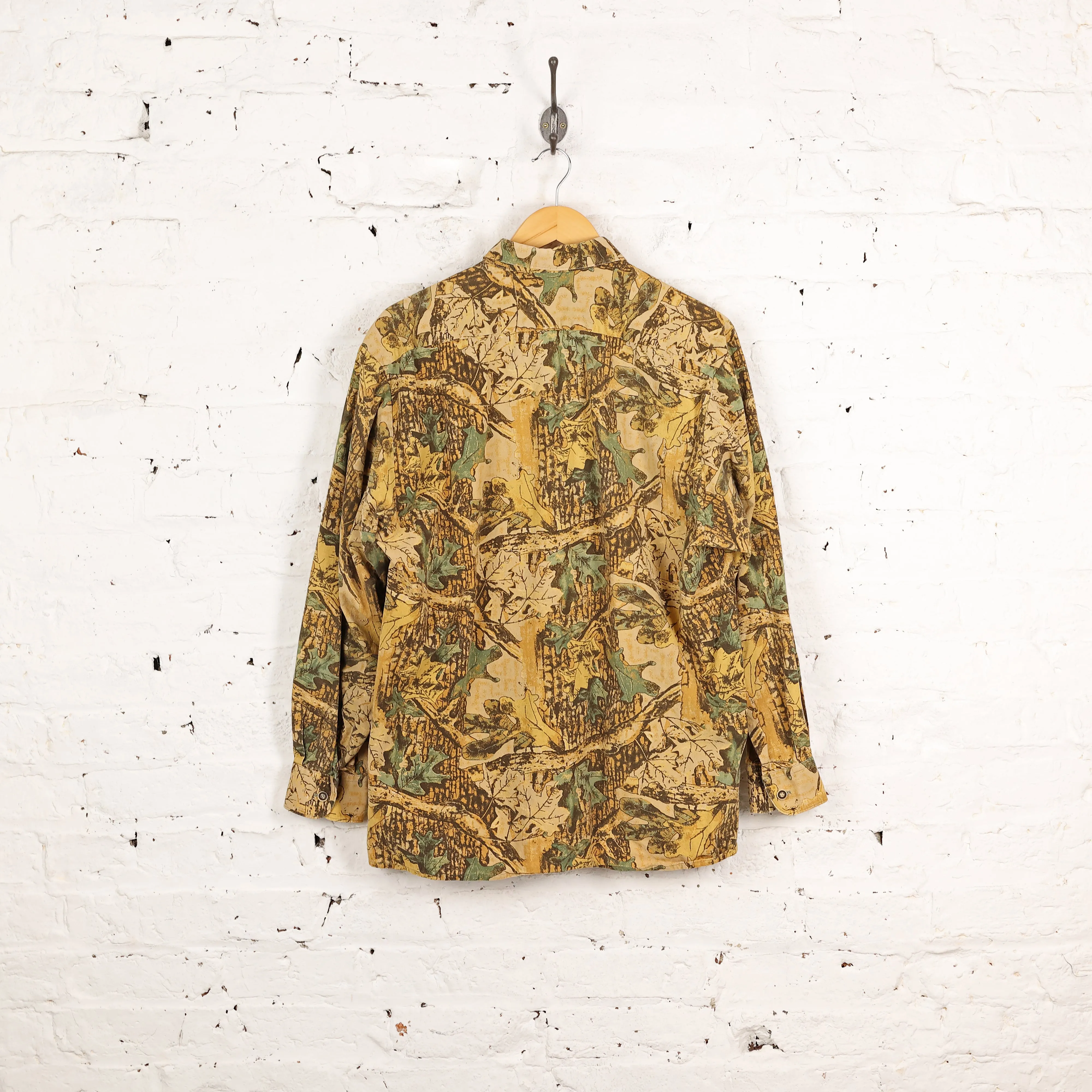 Real Tree Hunting Camo Shirt - Yellow - L