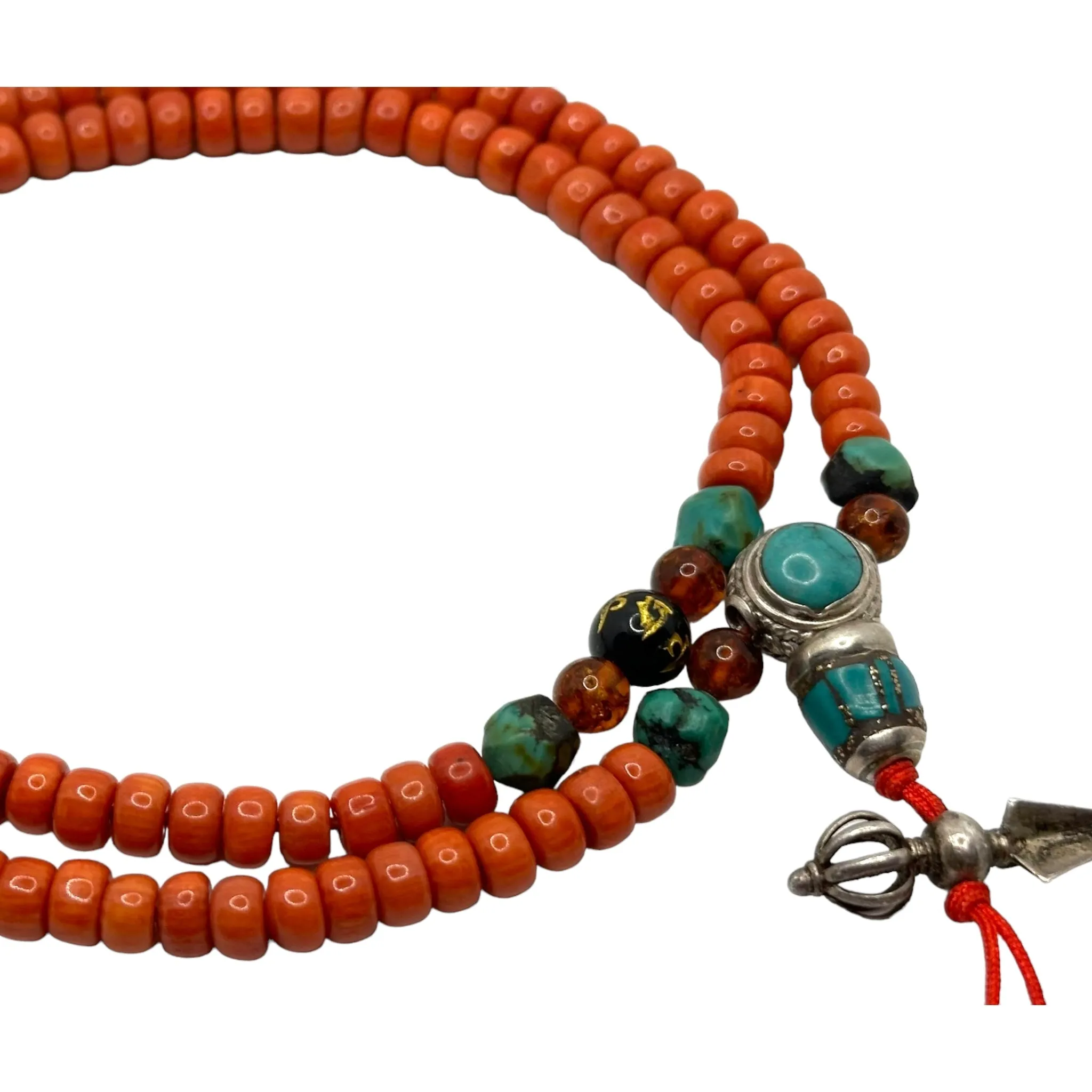 Red Coral Mala