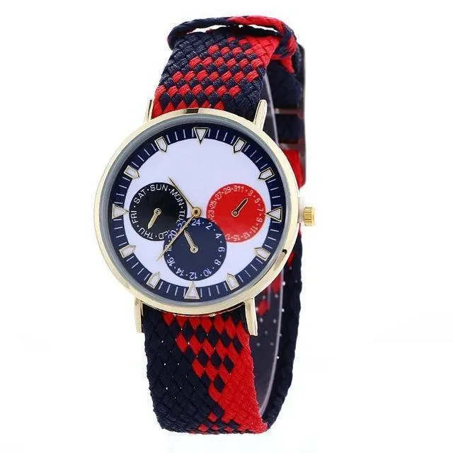 Retro Braided Strap Women's Wristwatch