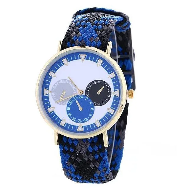 Retro Braided Strap Women's Wristwatch