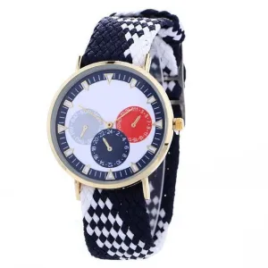Retro Braided Strap Women's Wristwatch