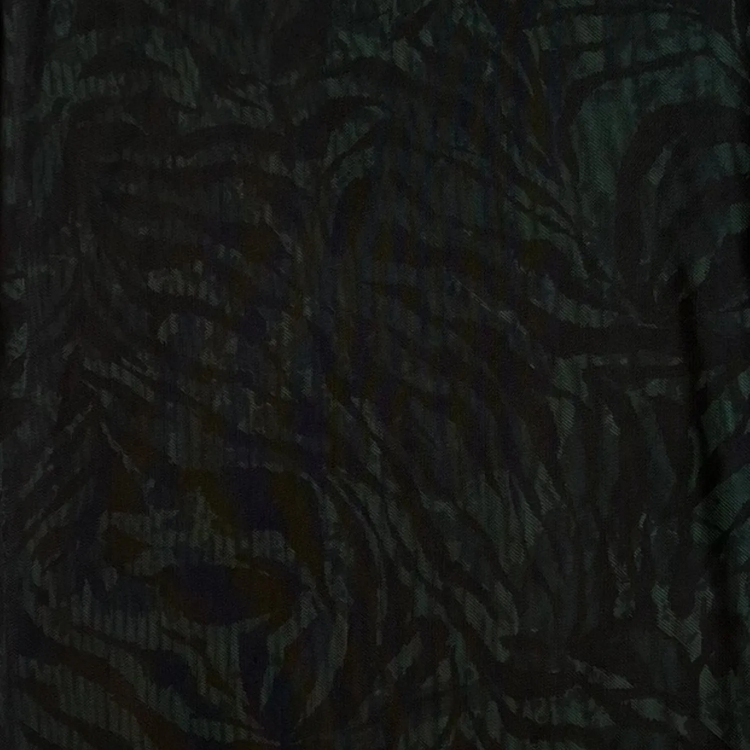 Reversible Zebra-Print Mesh Dress in Green & Black