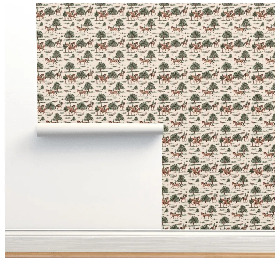 RIVER ROAD WALLPAPER IN VINTAGE
