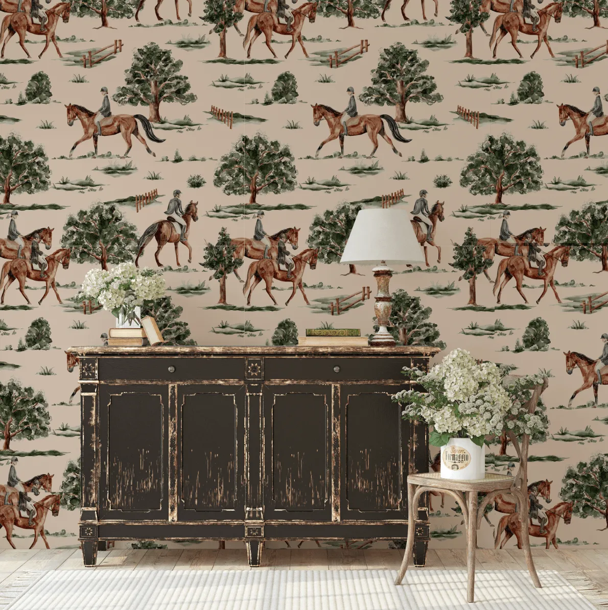 RIVER ROAD WALLPAPER IN VINTAGE