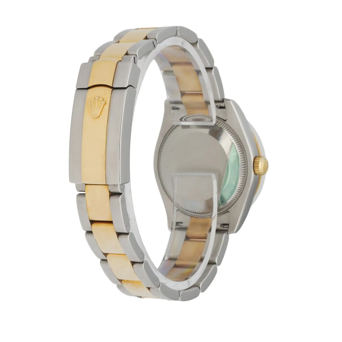 Rolex Datejust 178343 18K Yellow Gold Bezel W/Diamonds Ladies Box & Papers