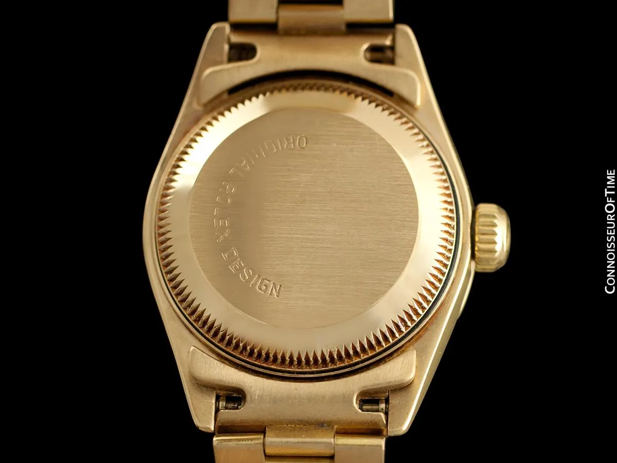 Rolex Ladies President Datejust, 69178 - 18K Gold & Diamonds