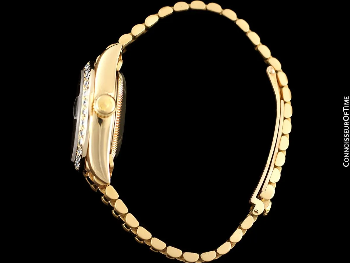 Rolex Ladies President Datejust, 69178 - 18K Gold & Diamonds