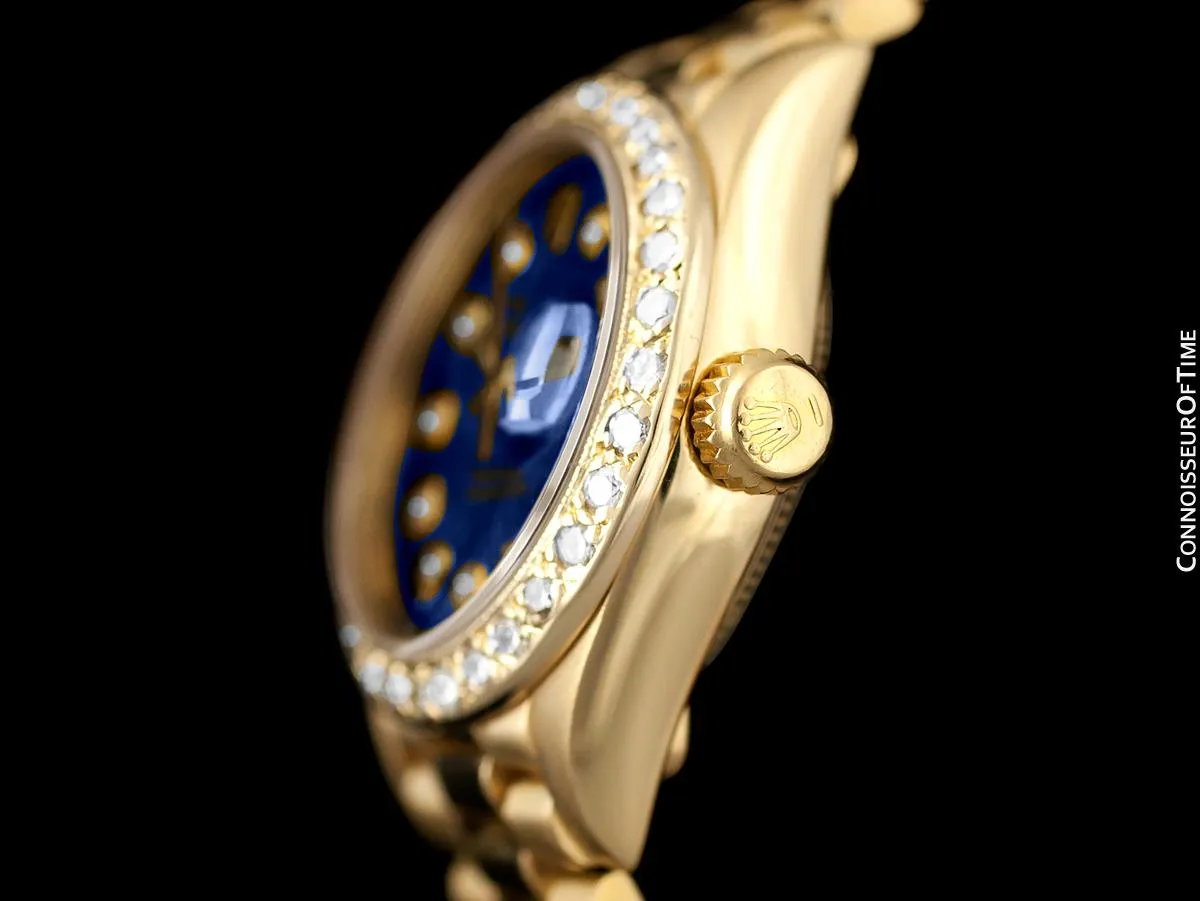 Rolex Ladies President Datejust, 69178 - 18K Gold & Diamonds