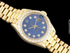 Rolex Ladies President Datejust, 69178 - 18K Gold & Diamonds