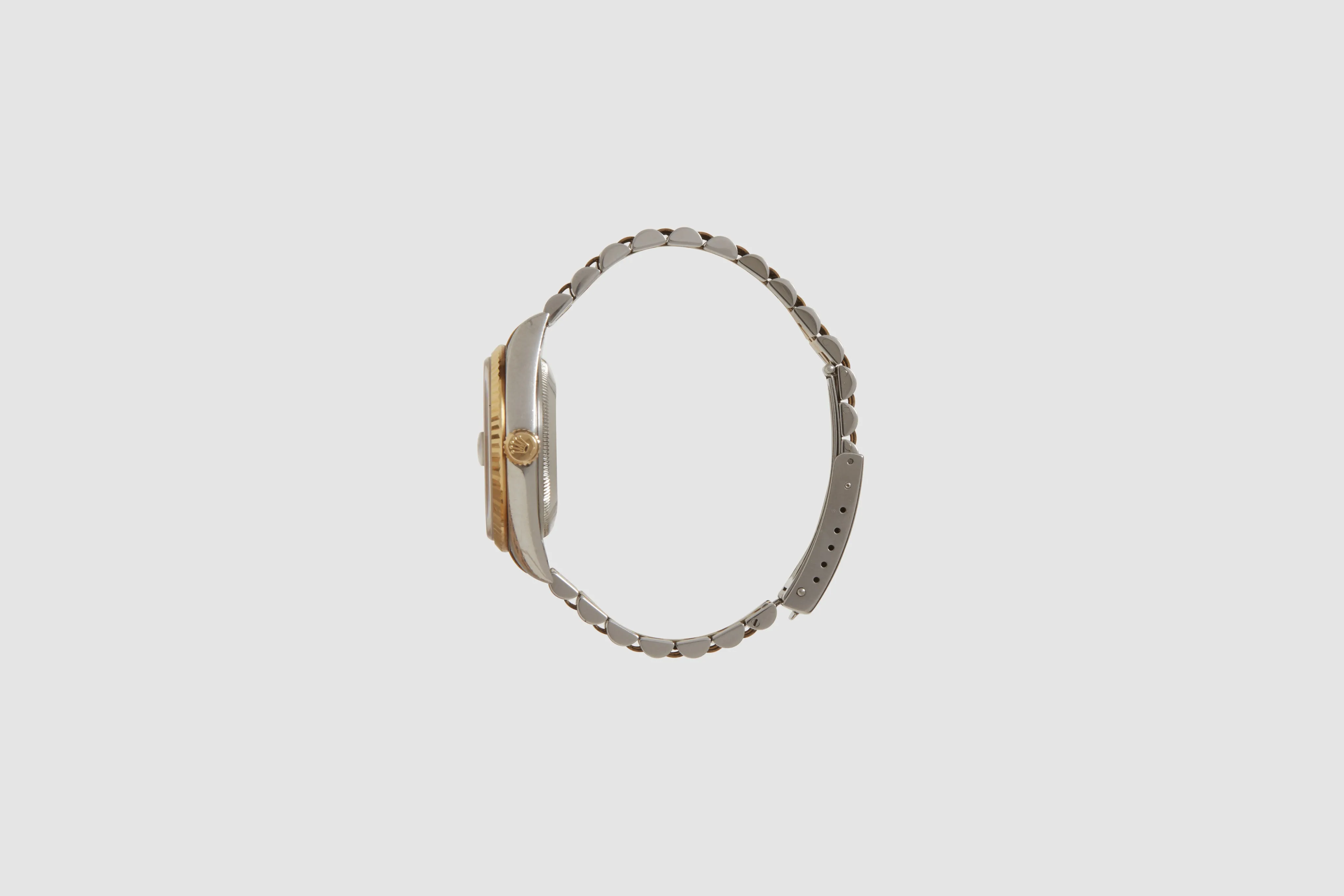 Rolex Two-Tone Oyster Perpetual Datejust 'No Holes' with Papers
