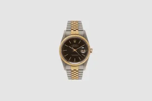 Rolex Two-Tone Oyster Perpetual Datejust 'No Holes' with Papers