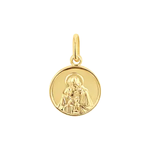 Round Religious Charm